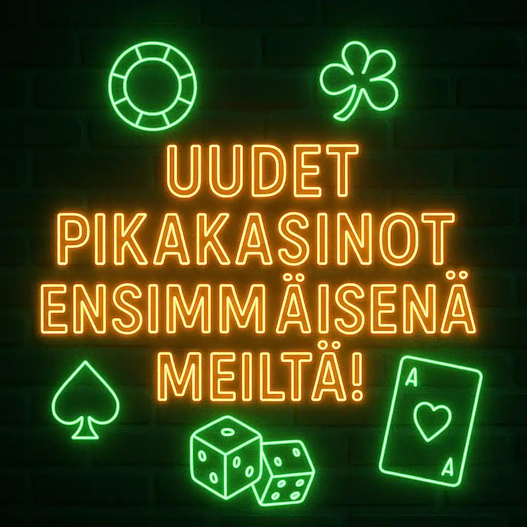 uudet pikakasinot löydät ensimmäisenä meiltä!